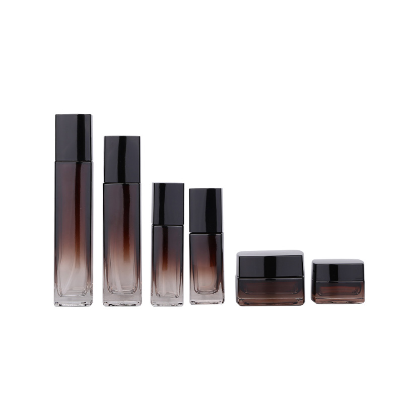 Cosmetics glass bottle
