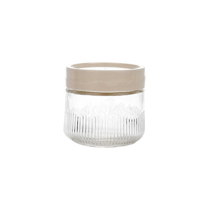 Food glass bottle